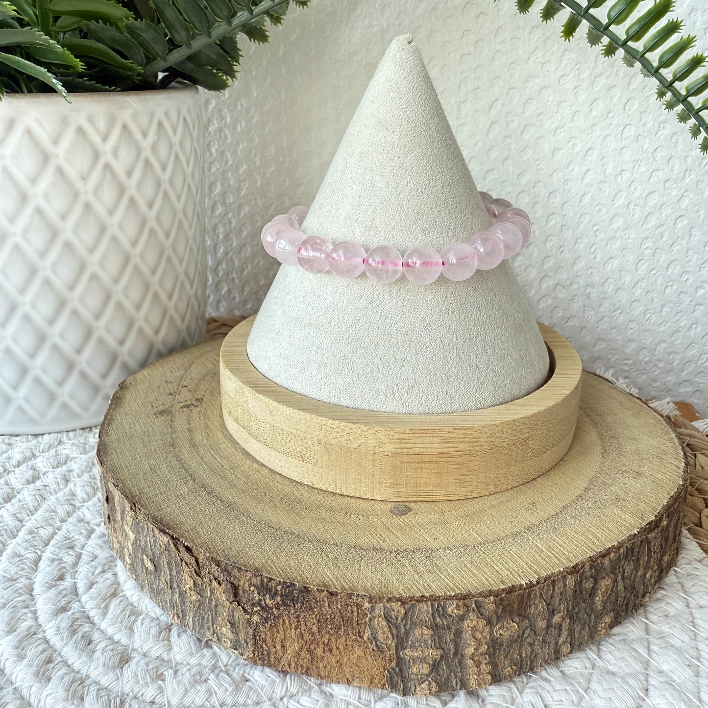 BRACELET QUARTZ ROSE