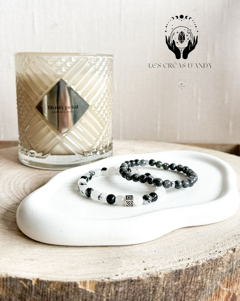 Bracelets élastiques en pierres naturelles