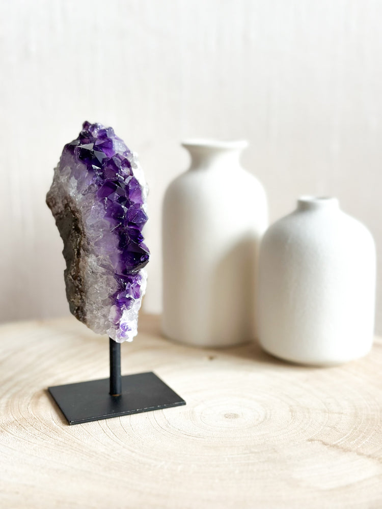 Géode sur socle