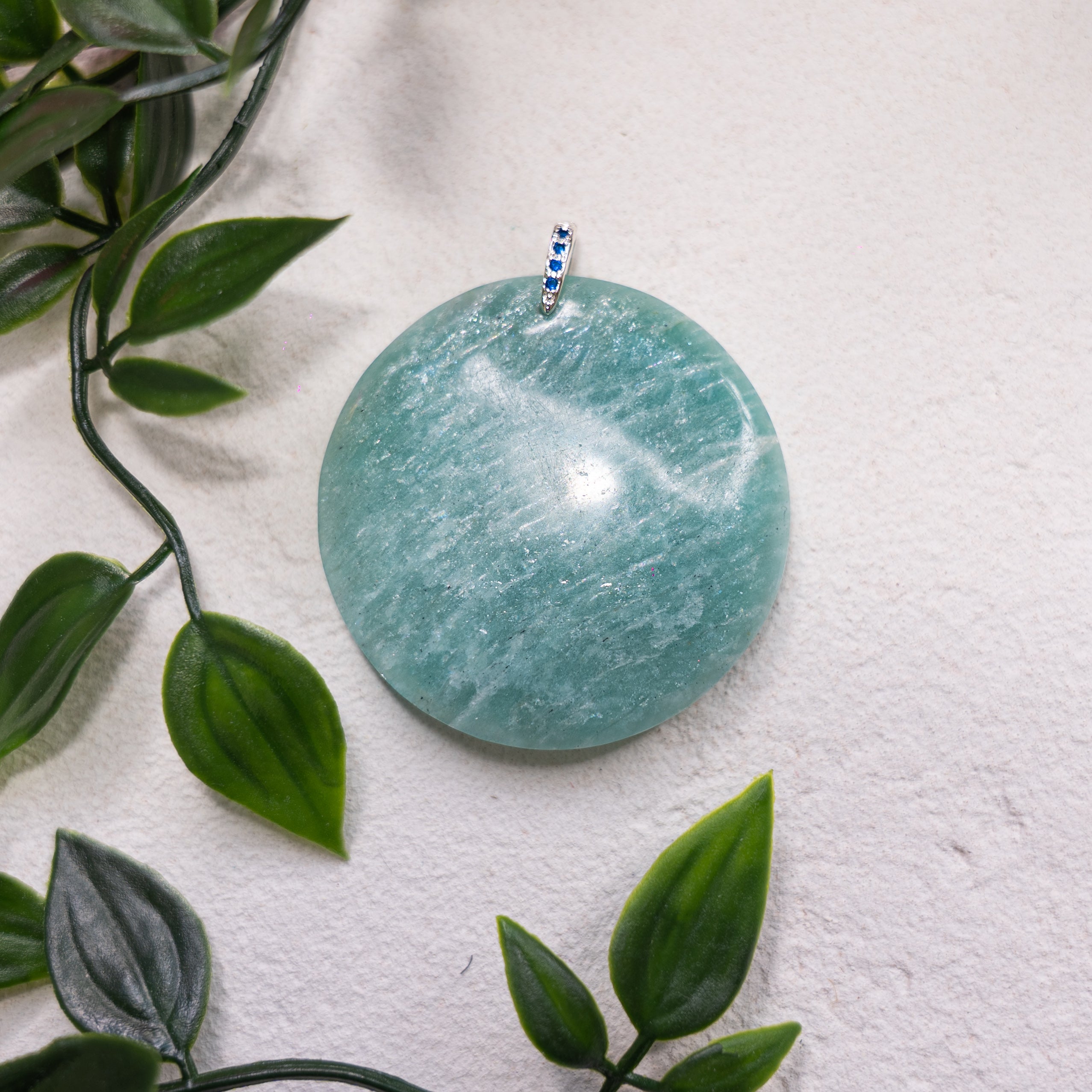 Pendentif pierres naturelles Amazonite