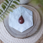 Pendentif bois fossile 