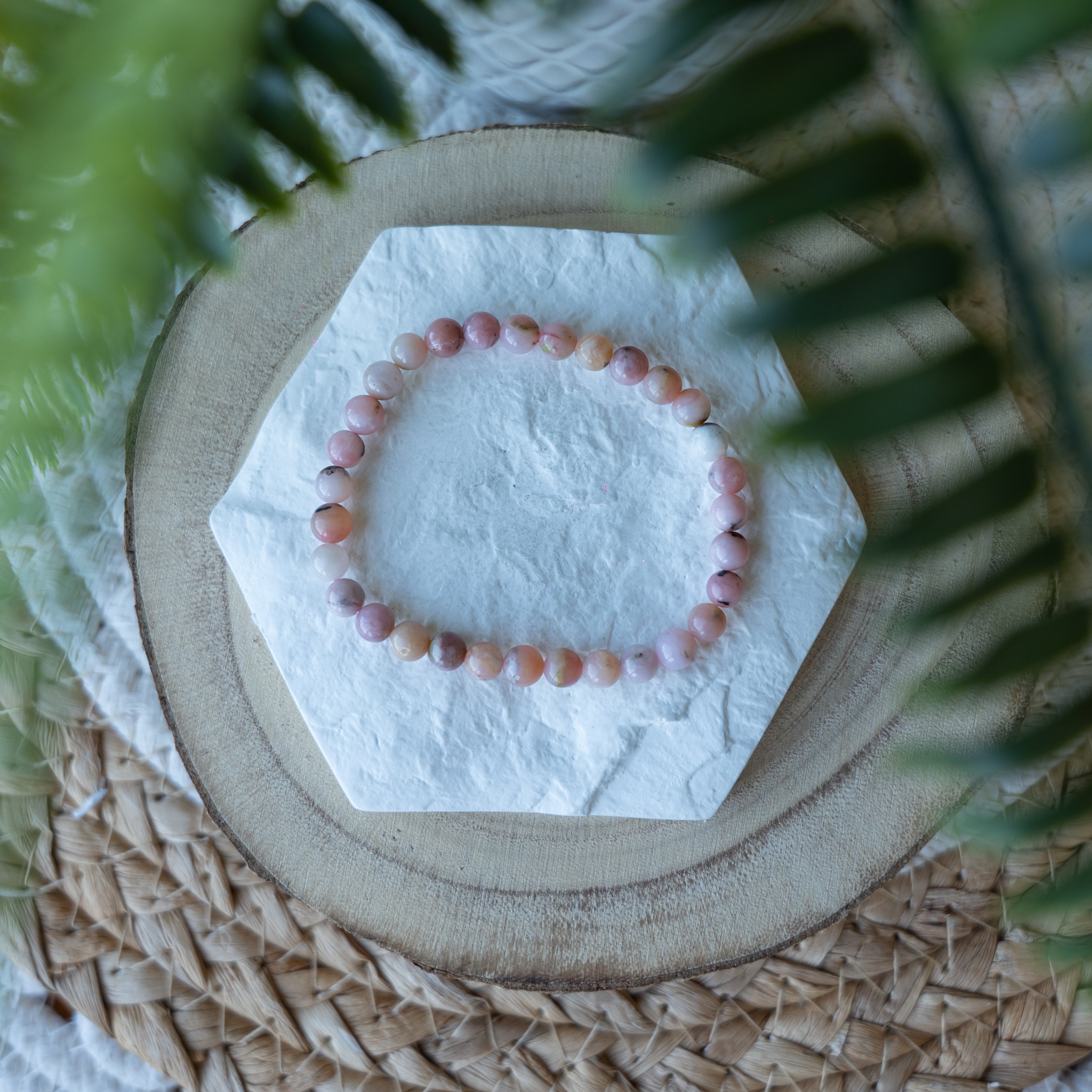 Bracelet Opale Rose – Pierre naturelle douceur et apaisement émotionnel