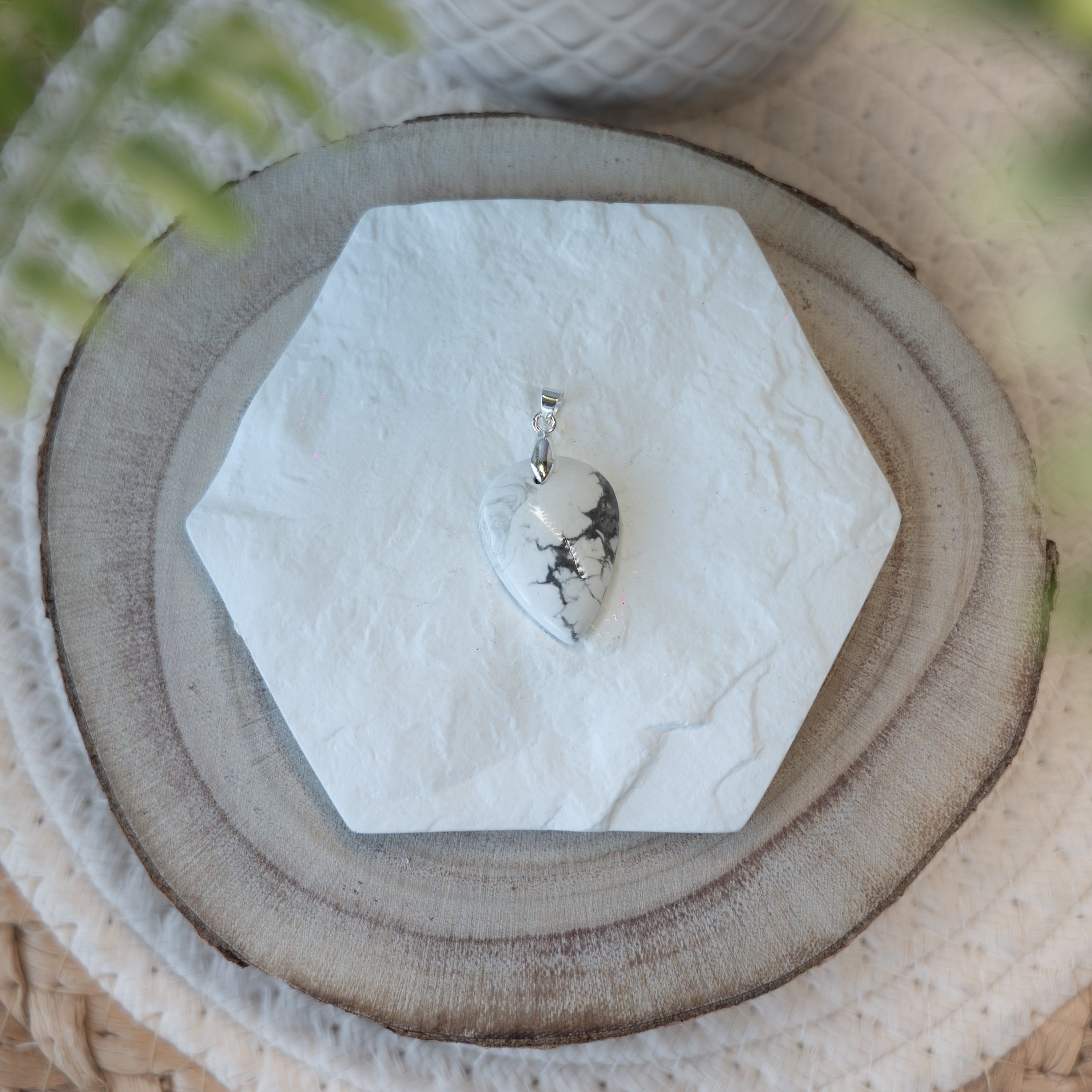 Pendentifs Howlite 