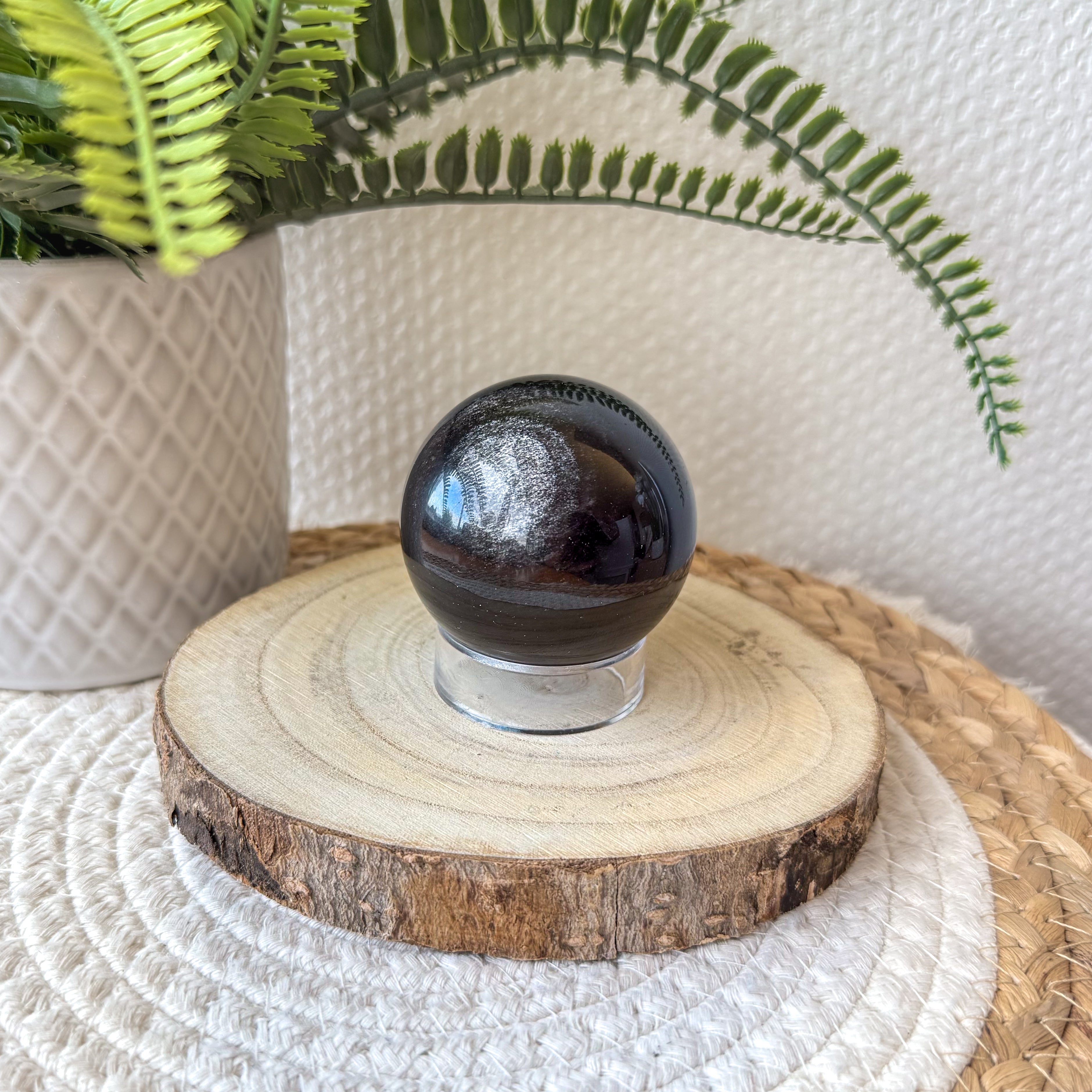 OBSIDIENNE ARGENTÉ