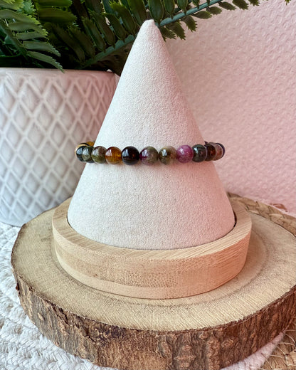 BRACELET EN TOURMALINE MULTICOLORE