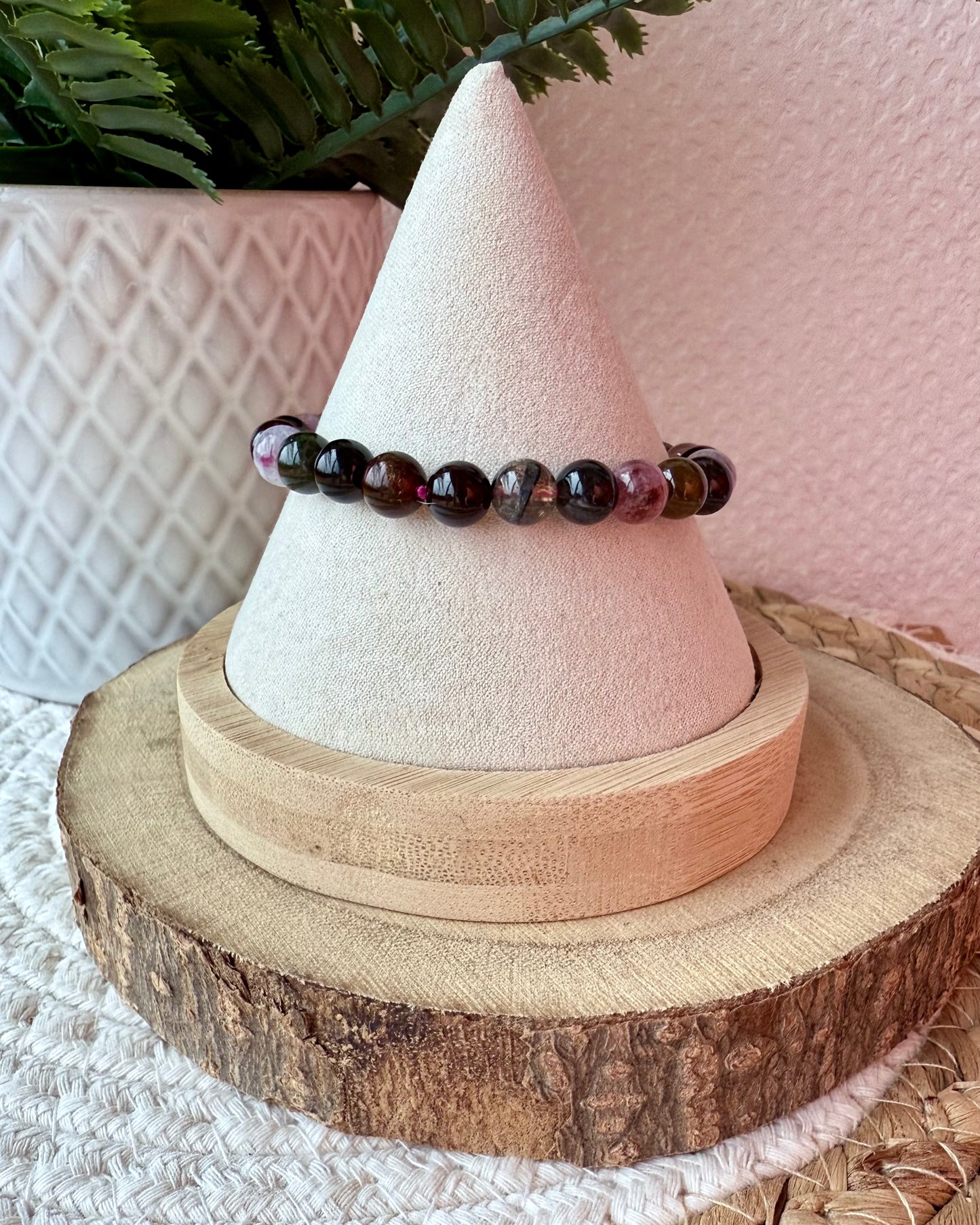 BRACELET EN TOURMALINE MULTICOLORE