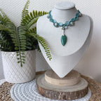 Collier en micro macramé fait main – Bijou artisanal bohème ajustable | Les Créas d’Andy
