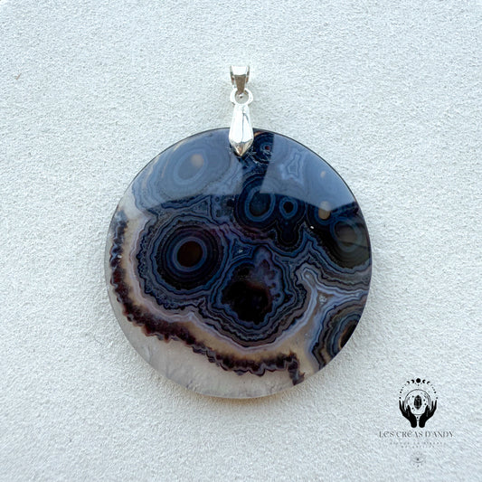 AGATE NOIR ORBICULAIRE