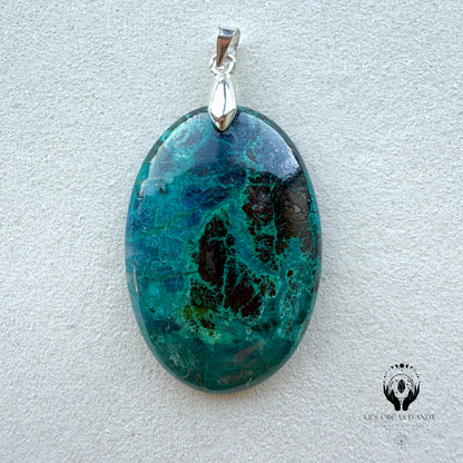 CHRYSOCOLE SUR QUARTZ