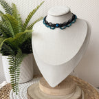 Collier en micro macramé fait main – Bijou artisanal bohème ajustable | Les Créas d’Andy