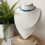 Collier en micro macramé fait main – Bijou artisanal bohème ajustable | Les Créas d’Andy