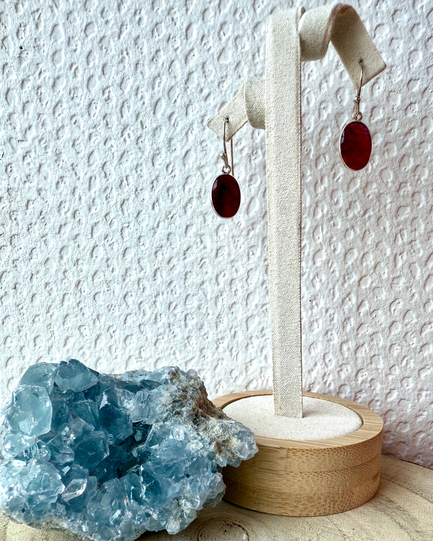 BOUCLES D’OREILLE RUBIS INDIEN