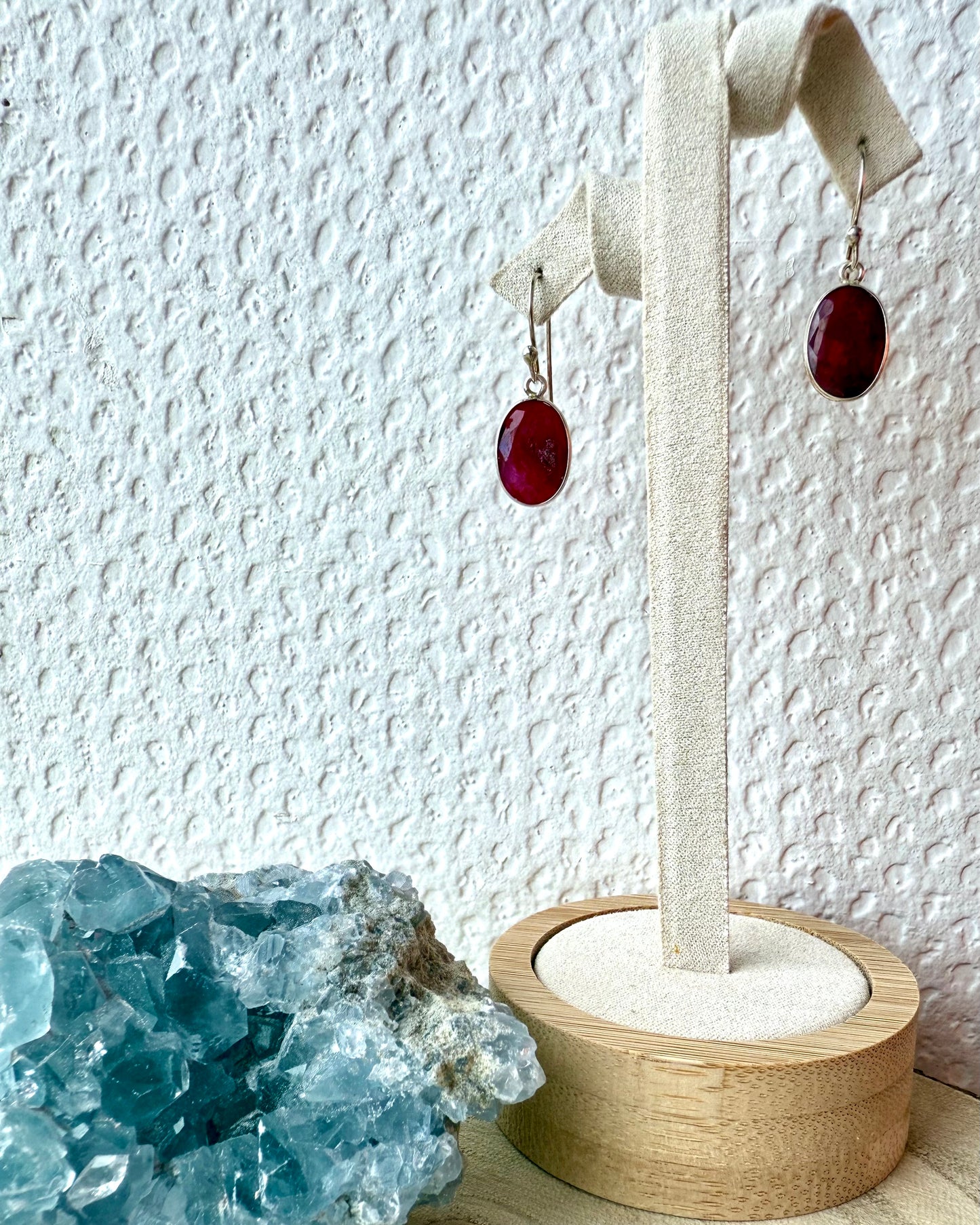 BOUCLES D’OREILLE RUBIS INDIEN