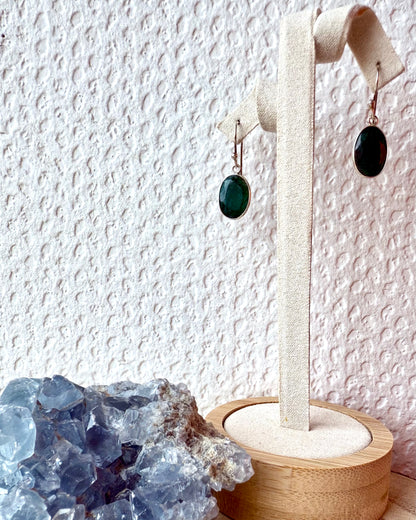 BOUCLES D’OREILLES ÉMERAUDE INDIENNE