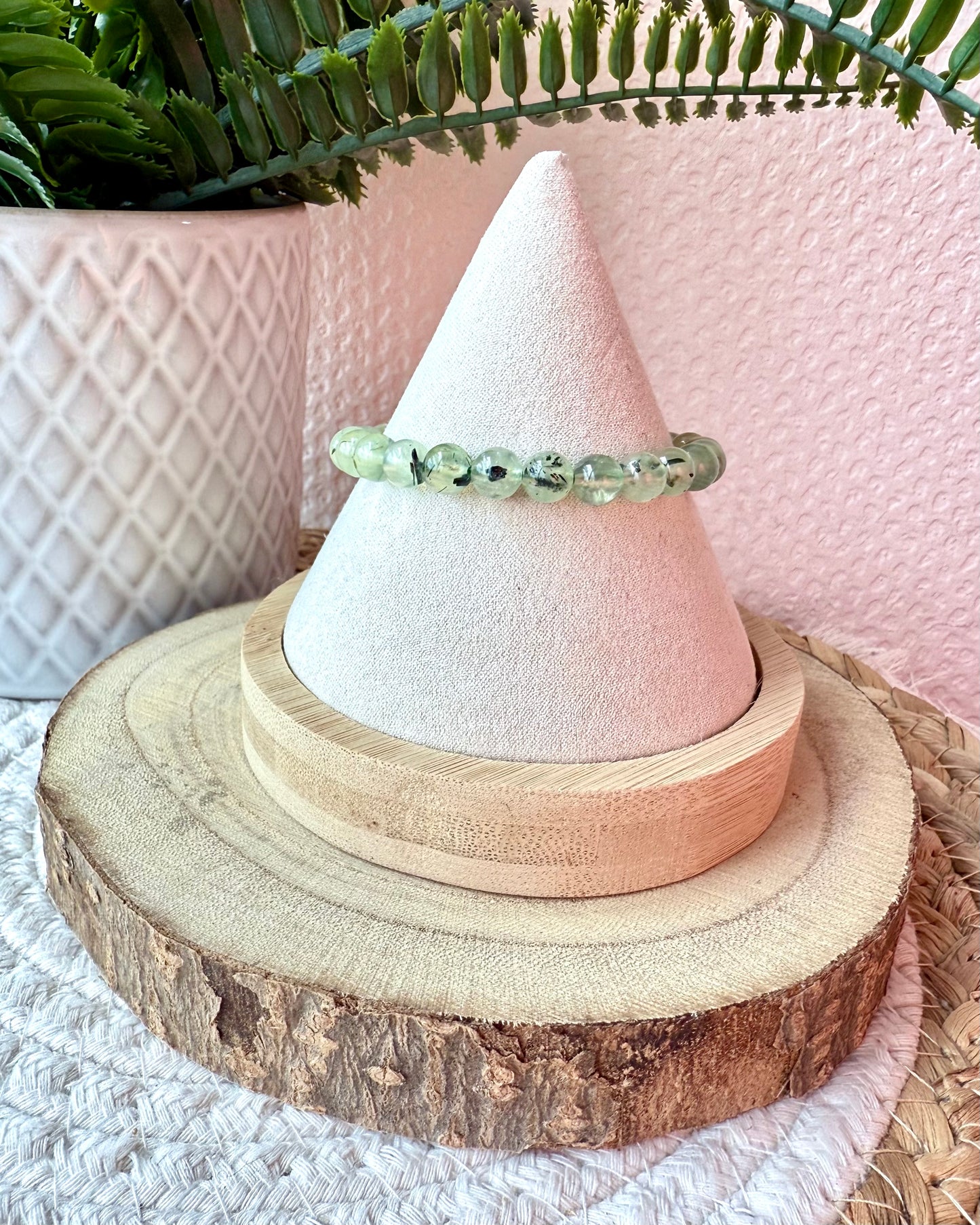 BRACELETS EN PREHNITE