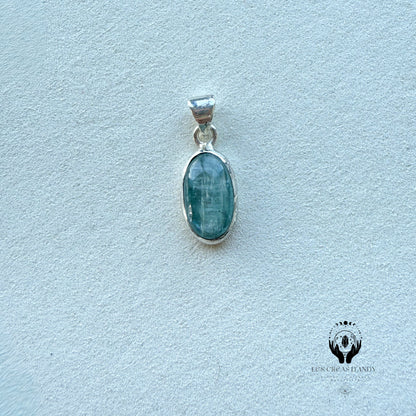 CYANITE VERTE ET ARGENT 925
