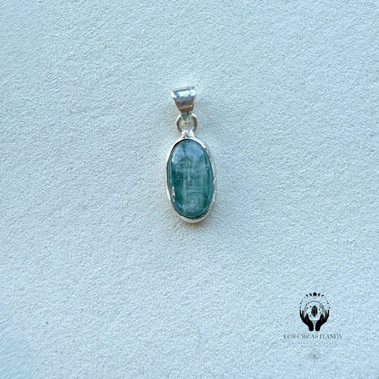 CYANITE VERTE ET ARGENT 925