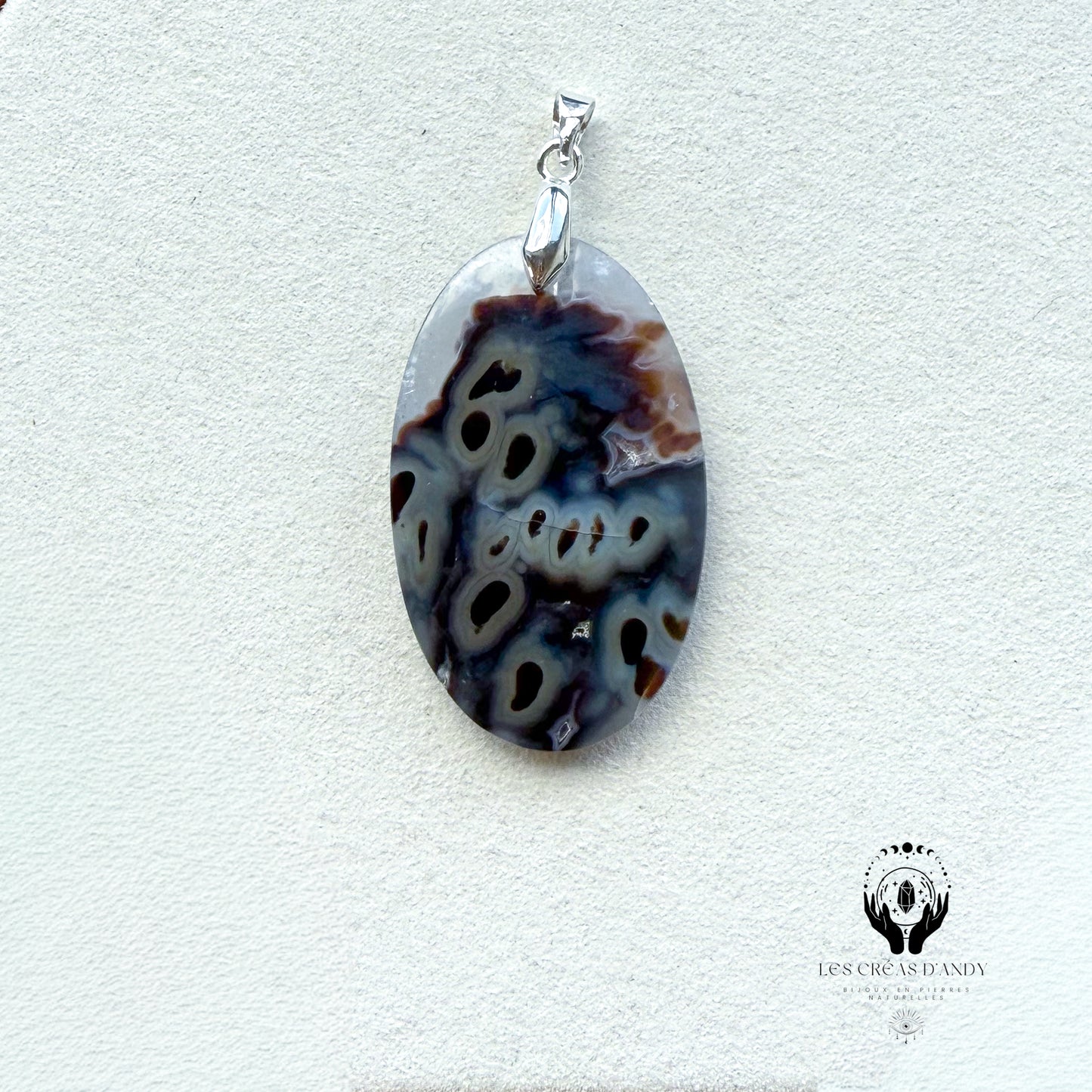 AGATE NOIR ORBICULAIRE