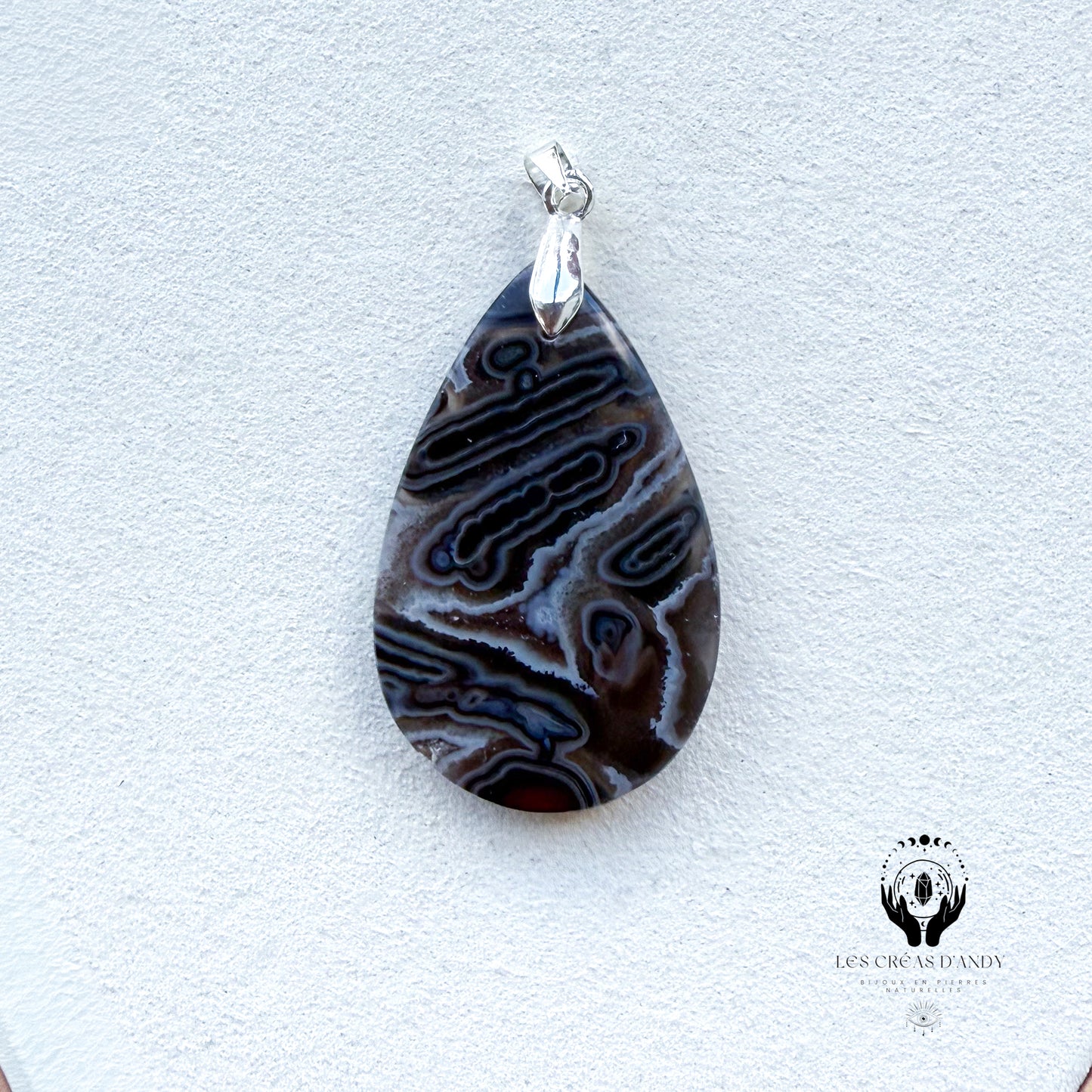 AGATE NOIR ORBICULAIRE