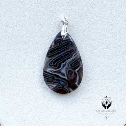 AGATE NOIR ORBICULAIRE