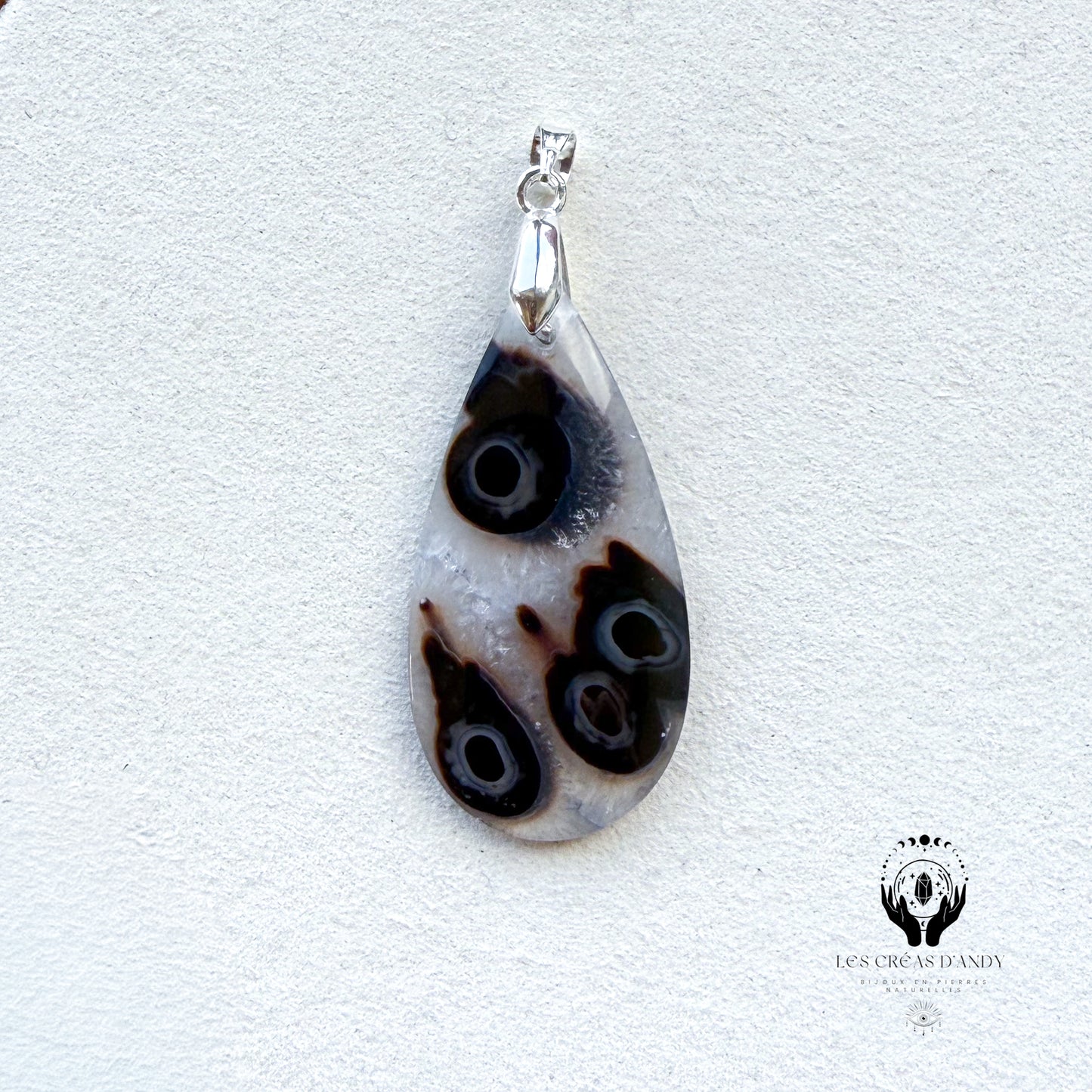 AGATE NOIR ORBICULAIRE