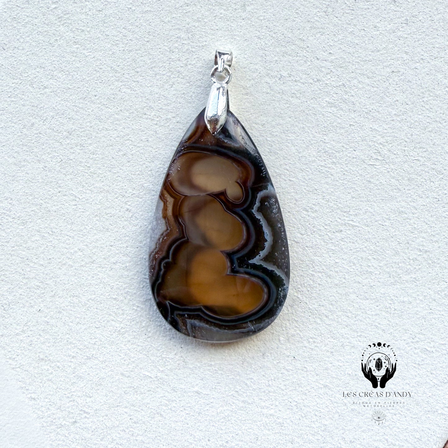 AGATE NOIR ORBICULAIRE