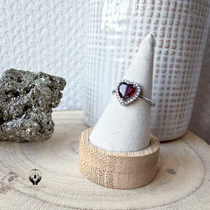 BAGUES ARGENT 925 REGLABLE FACETTE