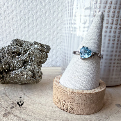 BAGUES ARGENT 925 REGLABLE FACETTE