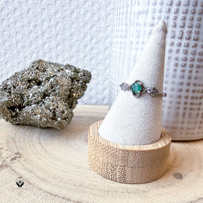 BAGUES ARGENT 925 REGLABLE FACETTE