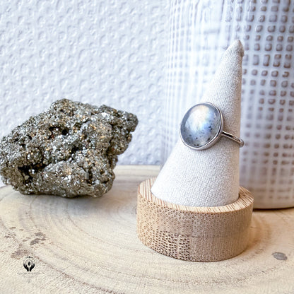 BAGUES ARGENT 925 REGLABLE FACETTE