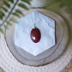 Pendentif Jaspe rouge 