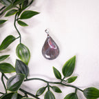 Pendentif labradorite rose