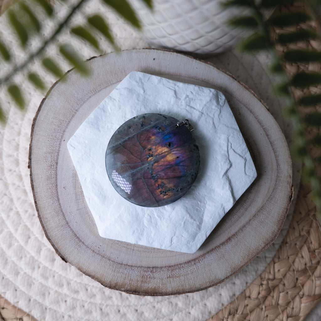 GRANDE LABRADORITE RONDE