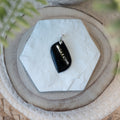 Pendentif Tourmaline Noire – Pierre naturelle protection et ancrage
