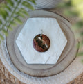 Pendentif Jaspe Cherry Creek – Pierre naturelle équilibre et ancrage