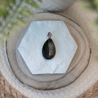 Pendentifs Obsidienne Argentée & Dorée – Pierre naturelle protection et révélation