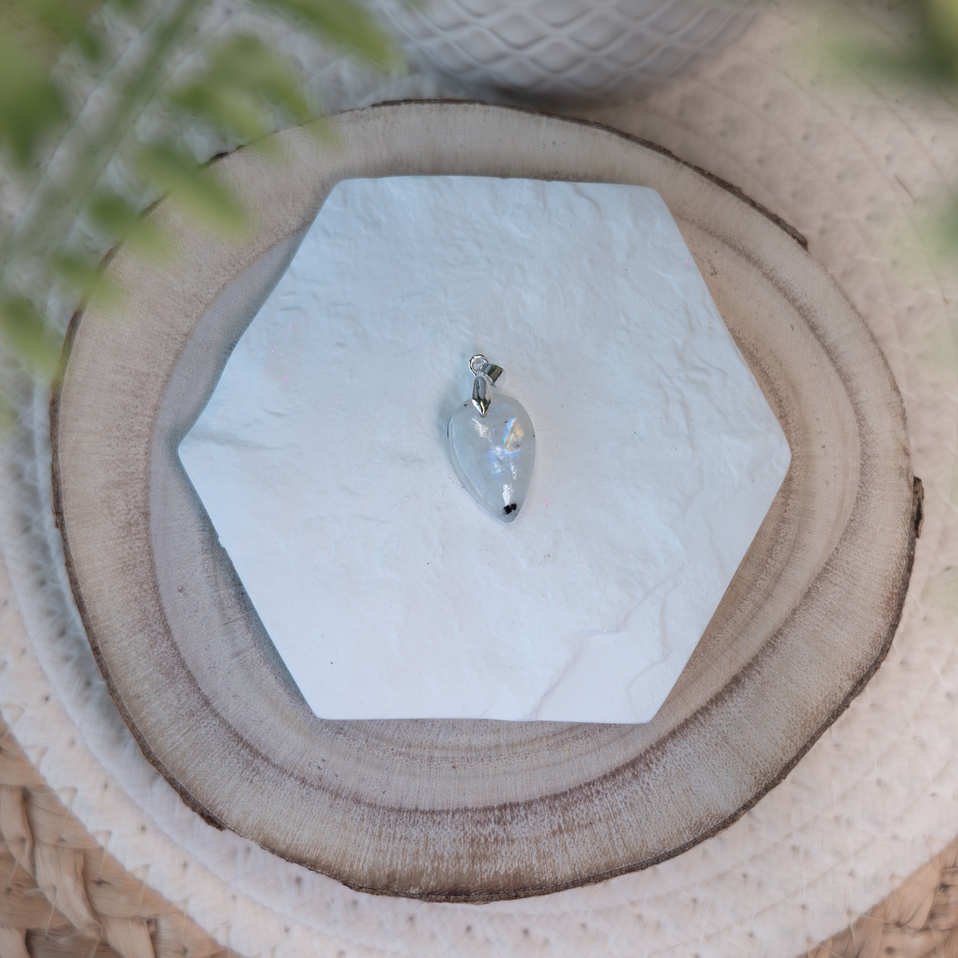 Pendentifs Péristérite – Pierre naturelle intuition et apaisement
