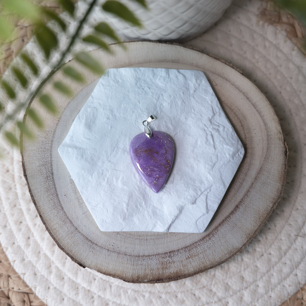 Pendentif Phosphosidérite – Pierre naturelle sérénité et apaisement
