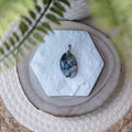 Pendentif Azurite – Pierre naturelle intuition et clarté mentale
