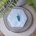 Pendentif Chrysocolle Shattuckite Azurite Quartz – Pierre naturelle intuition et équilibre