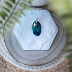 Pendentif Shattuckite Dioptase – Pierre naturelle intuition et transformation