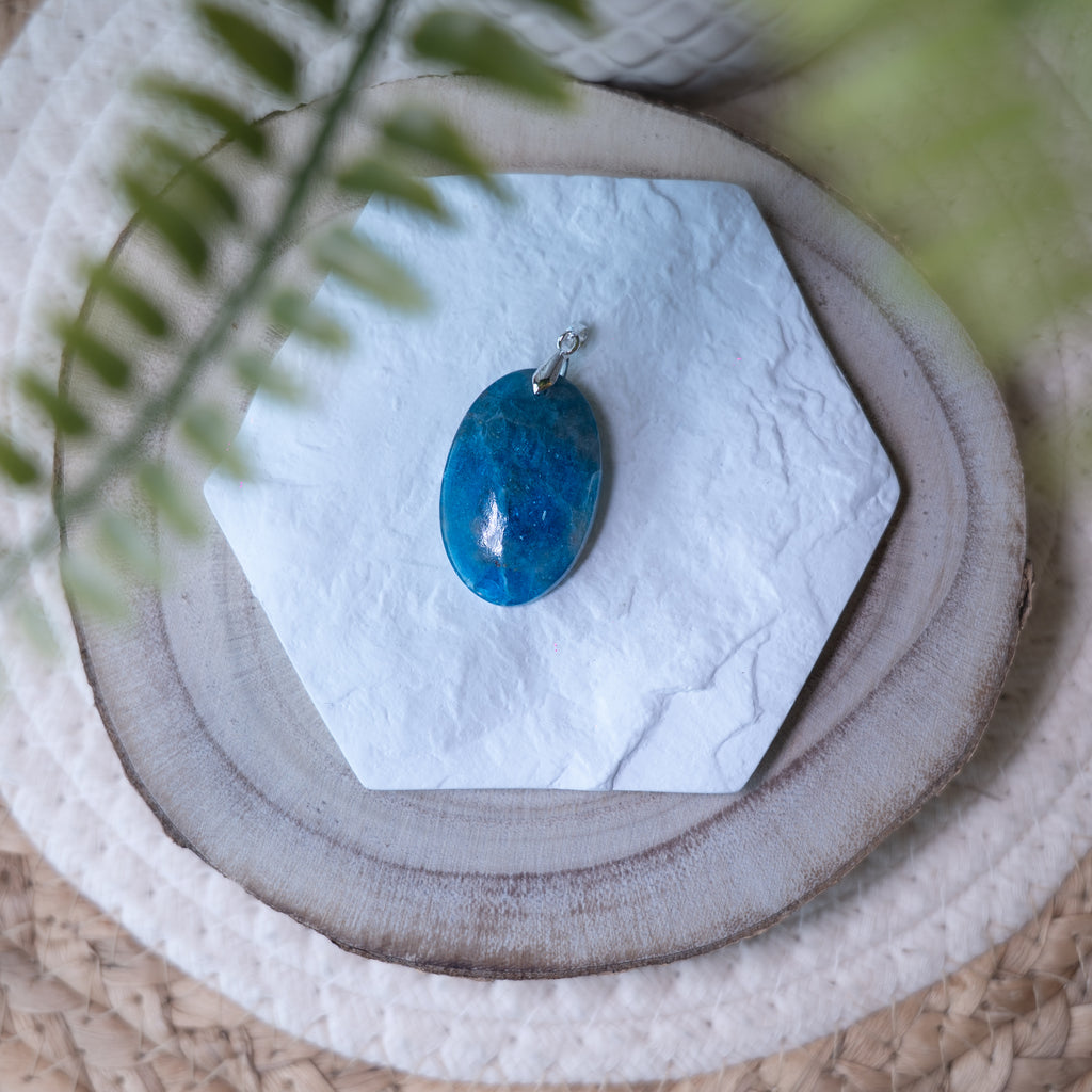 Pendentif Apatite – Pierre naturelle motivation et communication