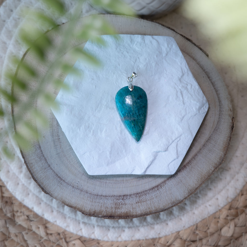Pendentif Apatite – Pierre naturelle motivation et communication