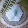 Pendentif Aragonite Bleue – Pierre naturelle apaisement et équilibre émotionnel