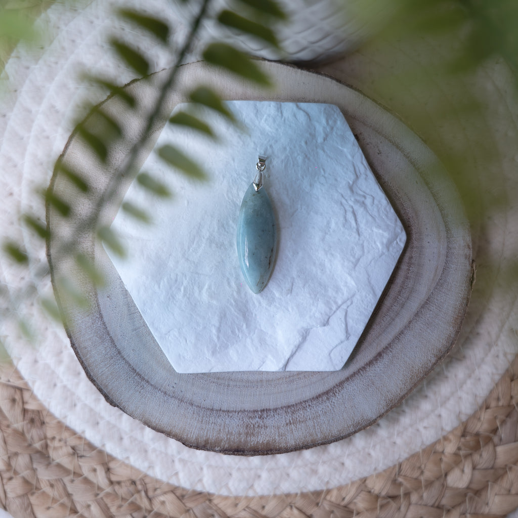 Pendentifs Aigue-Marine – Pierre naturelle apaisante et communication