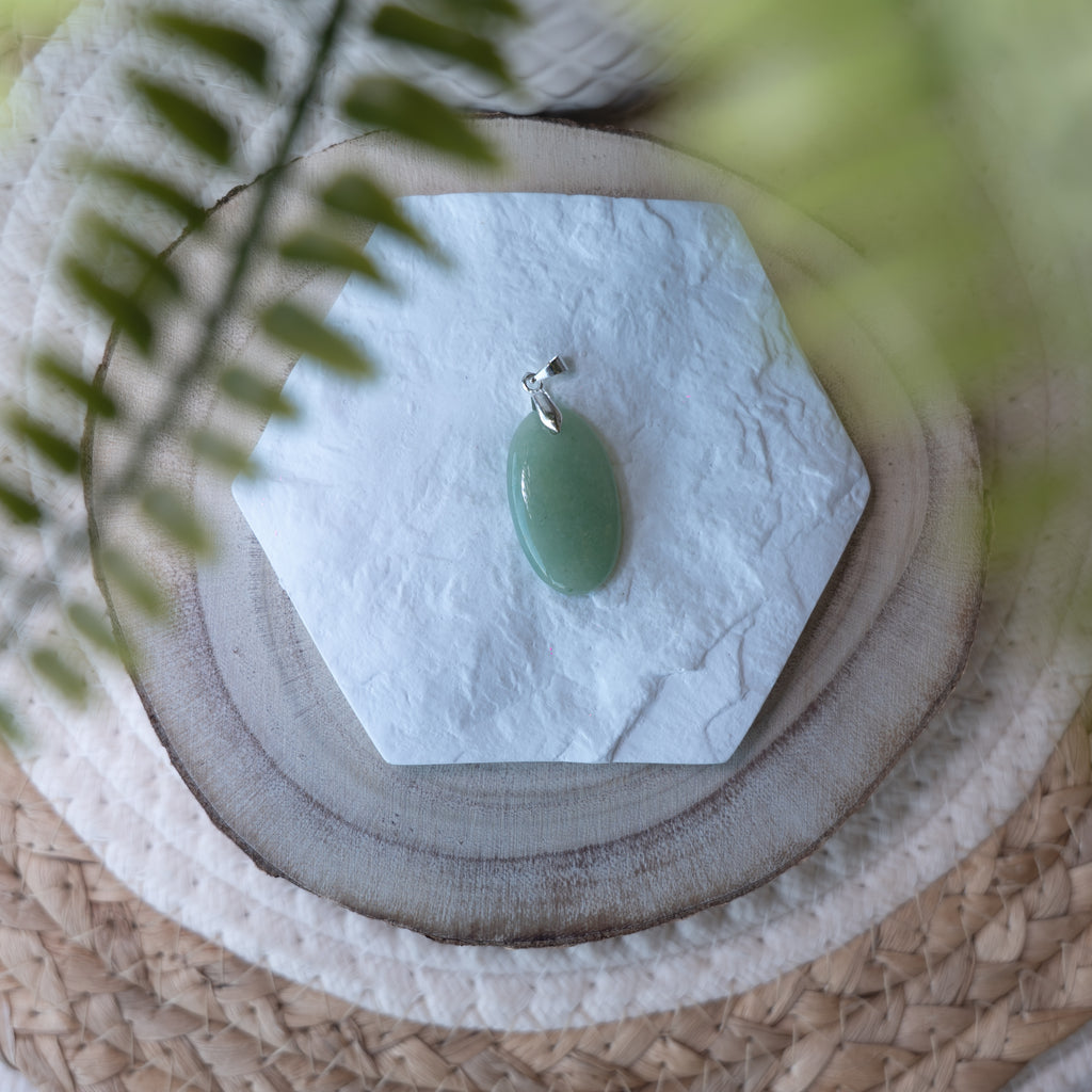 Pendentifs Aventurine Verte – Pierre naturelle chance et apaisement