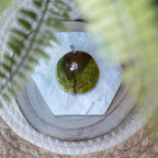 Pendentif Opale Verte – Pierre naturelle renouveau et apaisement