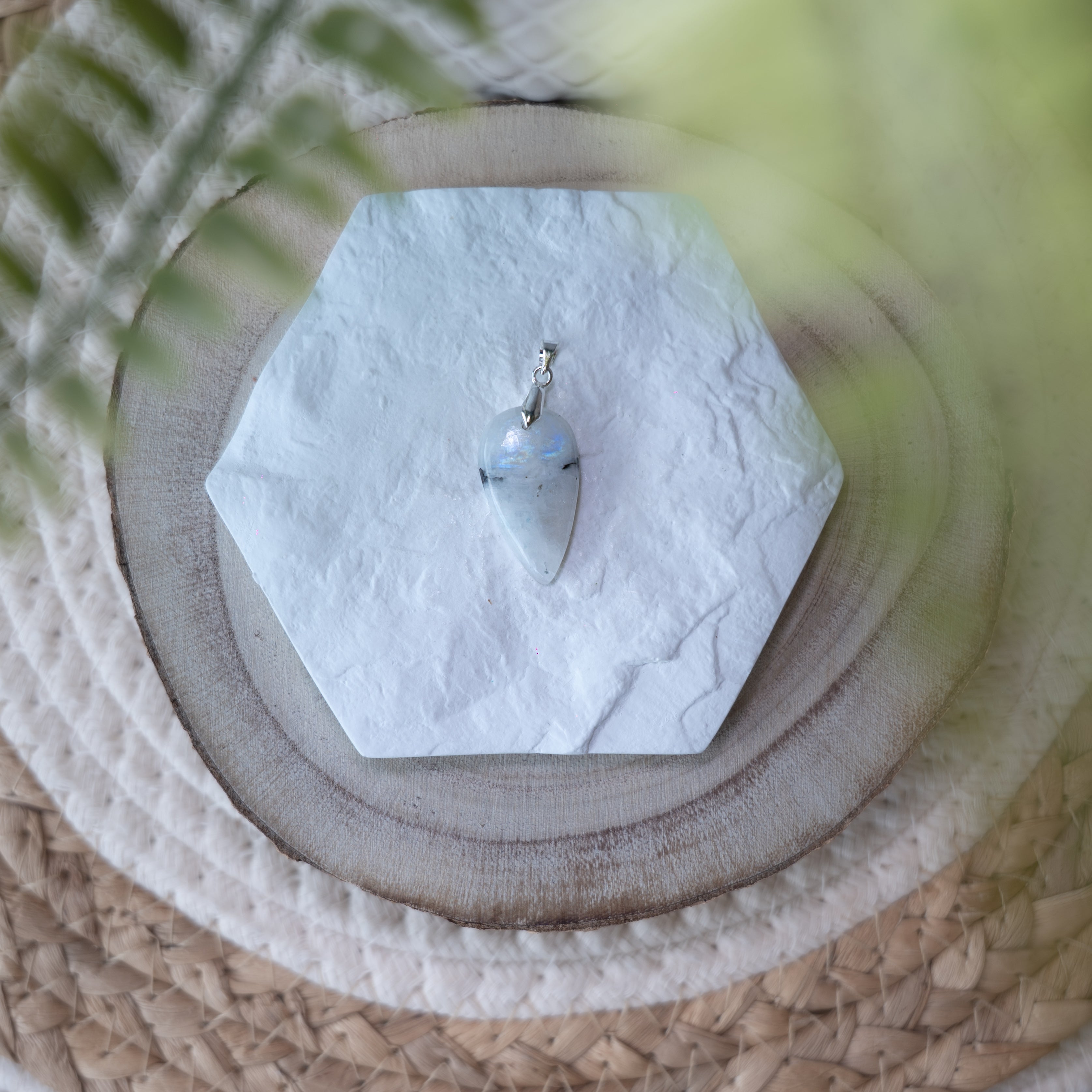 Pendentifs Péristérite – Pierre naturelle intuition et apaisement