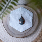 Pendentif Agate à Marcassite d’Indonésie – Pierre naturelle protection et élégance