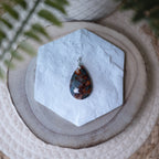 Pendentif Agate à Marcassite d’Indonésie – Pierre naturelle protection et élégance